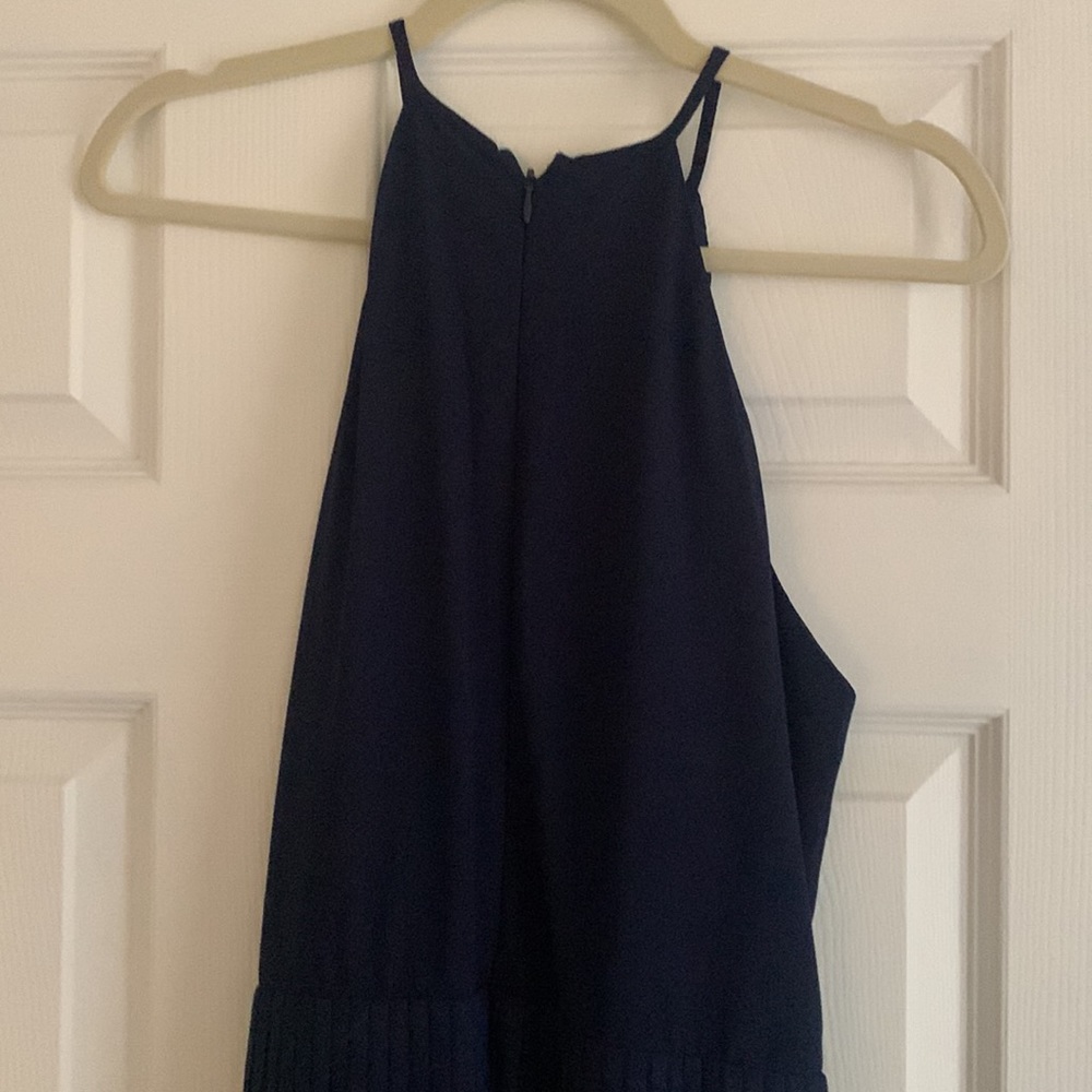 Navy Maternity Wedding Guest Dress - Picture 4 of 4